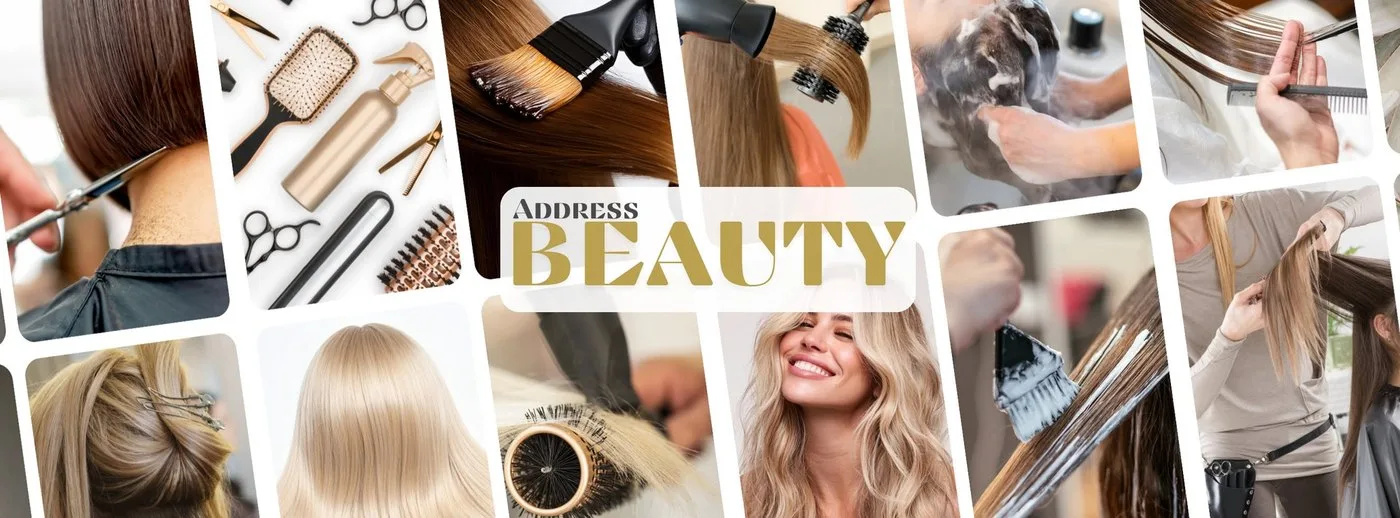 Schnitt, Farbe, Föhnen, Haarwäsche und Styling bei Address Beauty in Leverkusen